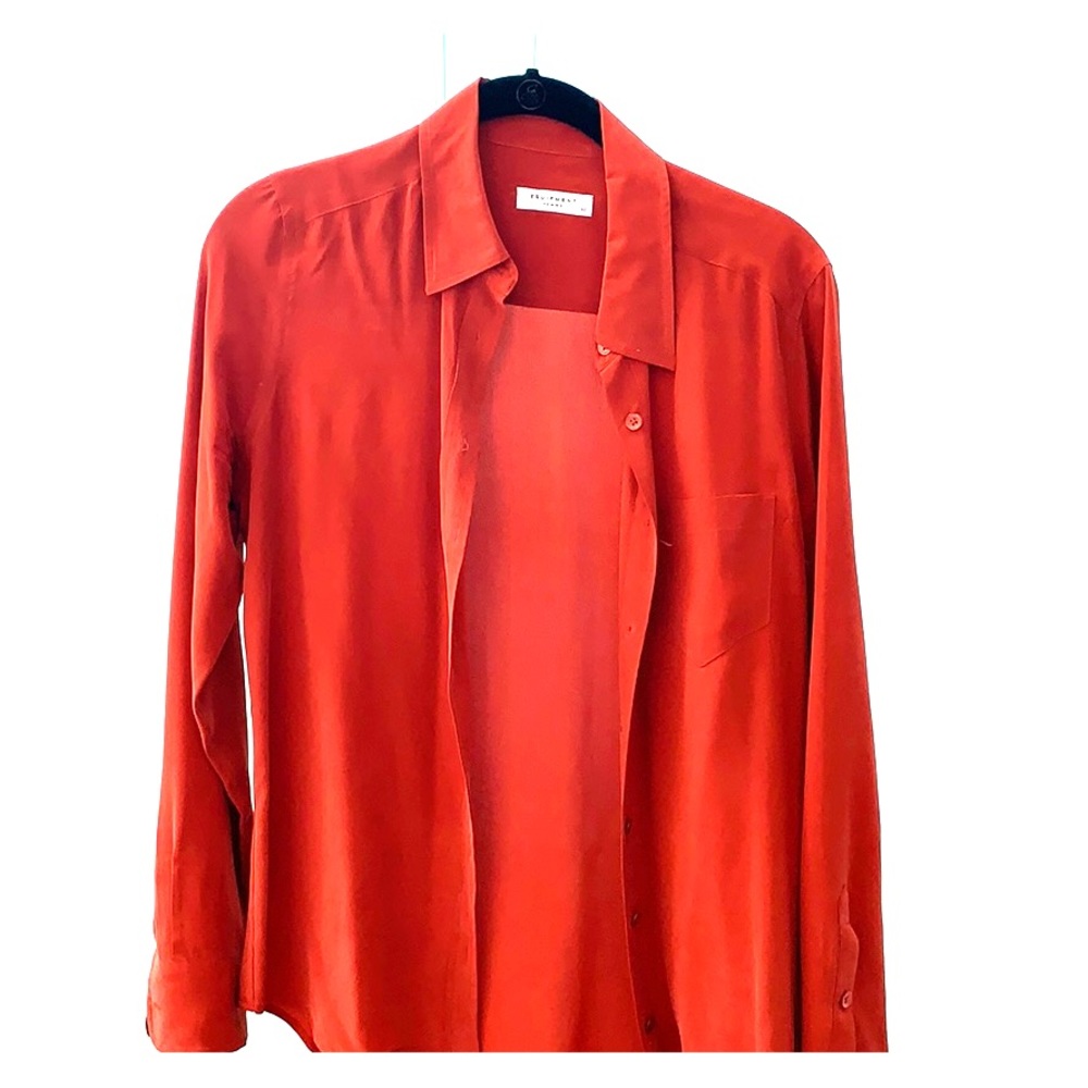 EQUIPMENT silk button down